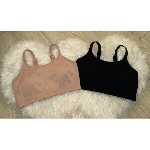 2 Soma Sport Seamless Ballet Back Bras Wire Free Lined Womens M Medium